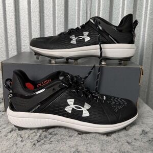 Under Armour Men's Yard Low MT Size 8 Baseball  Cleats 3025592-001 Black New